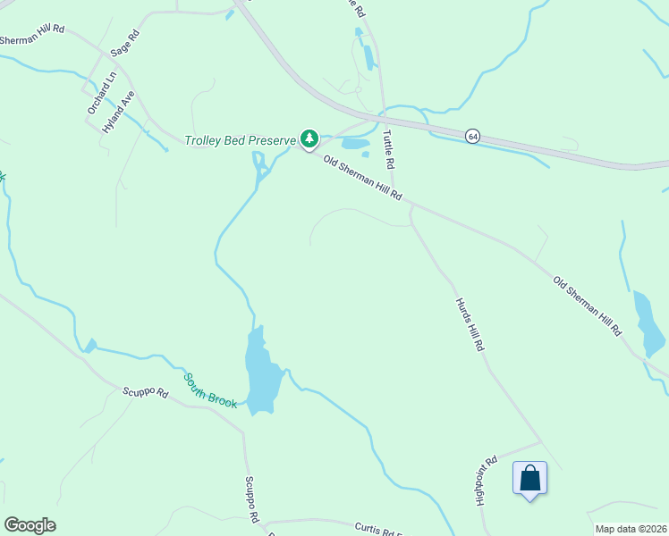 map of restaurants, bars, coffee shops, grocery stores, and more near 59 Hillside Road in Woodbury