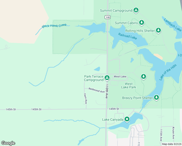 map of restaurants, bars, coffee shops, grocery stores, and more near 10895 150th Street in Davenport
