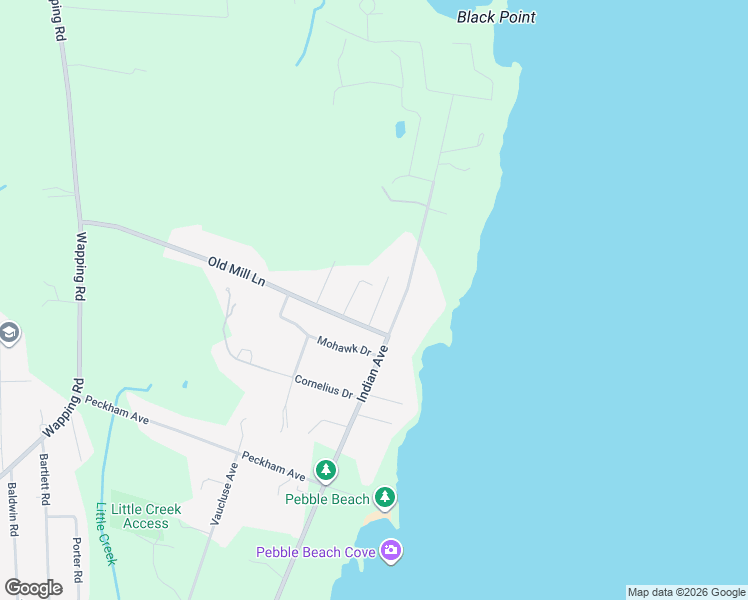 map of restaurants, bars, coffee shops, grocery stores, and more near 30 Lock Lane in Portsmouth