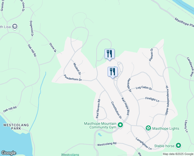 map of restaurants, bars, coffee shops, grocery stores, and more near 316 Powderhorn Dr in Lackawaxen