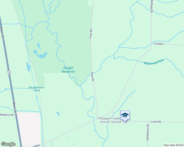 map of restaurants, bars, coffee shops, grocery stores, and more near 5251 Pine Road in Hartstown