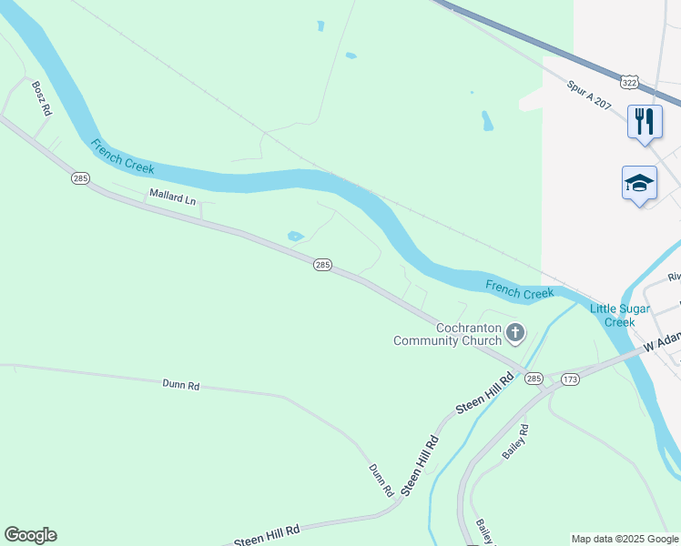 22317 Highway 285, Cochranton PA Walk Score