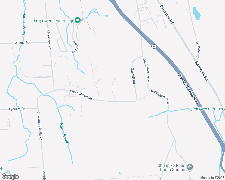 map of restaurants, bars, coffee shops, grocery stores, and more near 46 Ribera Lane in Middletown