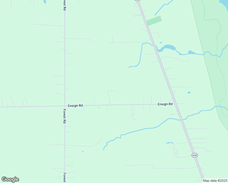 map of restaurants, bars, coffee shops, grocery stores, and more near 14630 Ensign Road in Burton