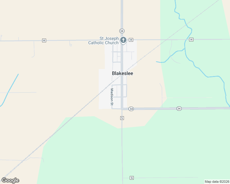 map of restaurants, bars, coffee shops, grocery stores, and more near 316 Madison Street in Edon