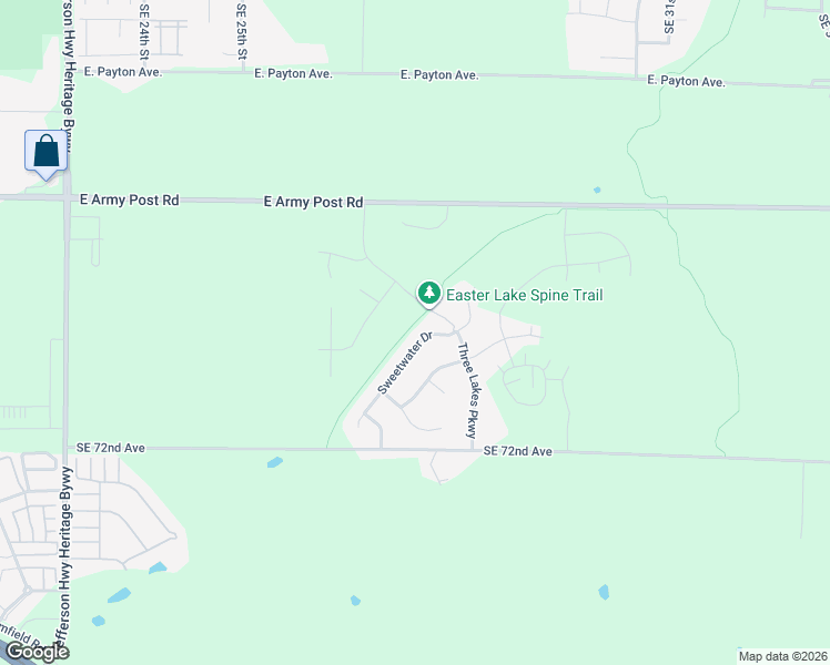 map of restaurants, bars, coffee shops, grocery stores, and more near 6812 Sweetwater Drive in Des Moines