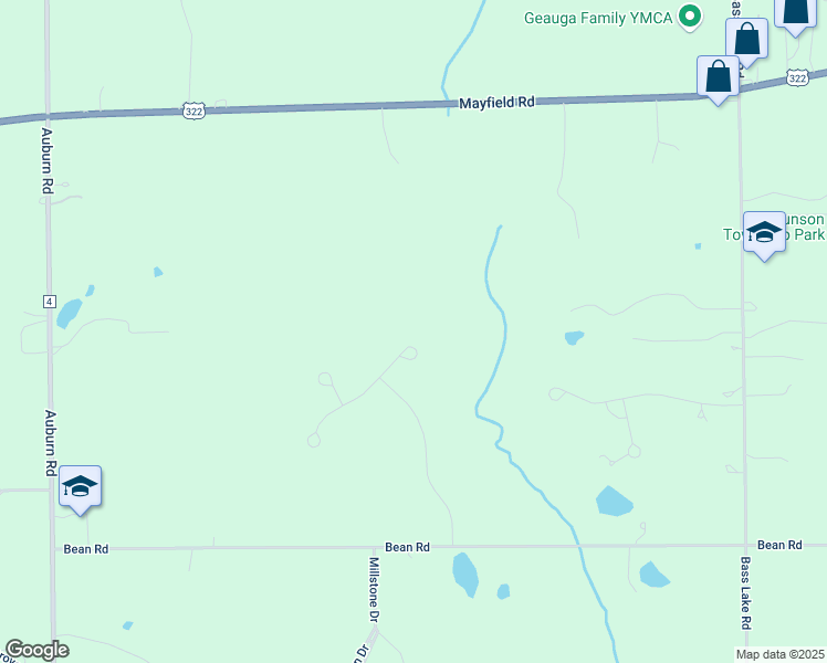 map of restaurants, bars, coffee shops, grocery stores, and more near 11470 Grey Friar Way in Chardon