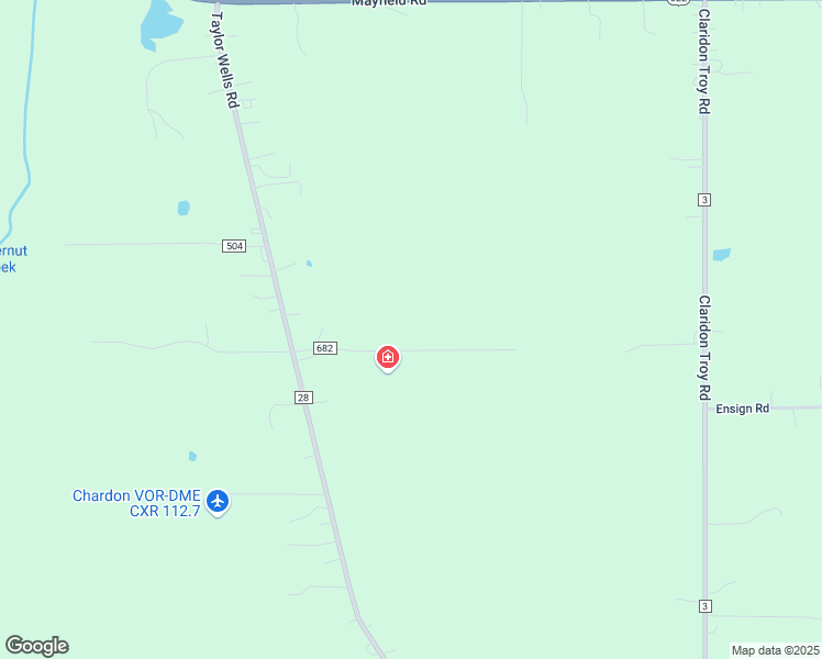 map of restaurants, bars, coffee shops, grocery stores, and more near 13542 Stoney Springs Drive in Chardon