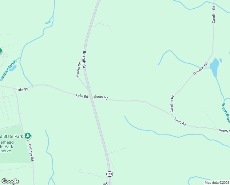 map of restaurants, bars, coffee shops, grocery stores, and more near 18 South Road in Bozrah