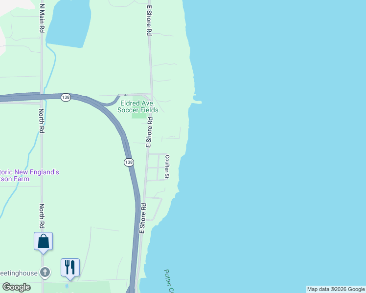 map of restaurants, bars, coffee shops, grocery stores, and more near 5 Decatur Avenue in Jamestown