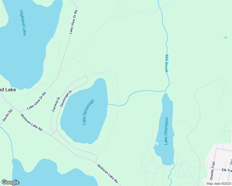 map of restaurants, bars, coffee shops, grocery stores, and more near 30 Lake Drive in Glen Spey