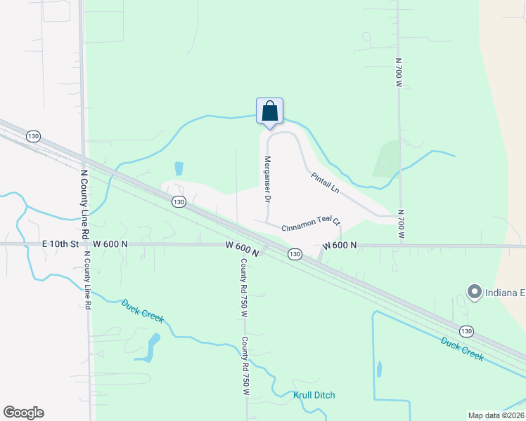 map of restaurants, bars, coffee shops, grocery stores, and more near Cinnamon Teal Ct in Hobart