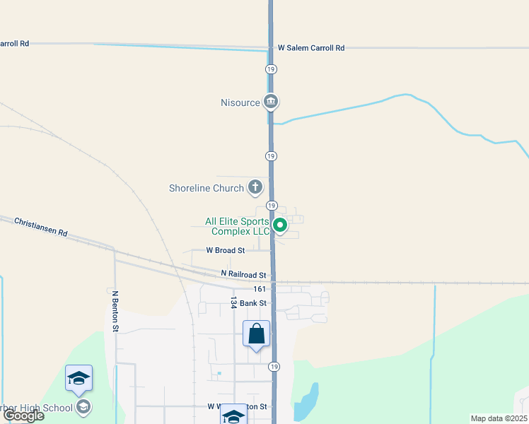 map of restaurants, bars, coffee shops, grocery stores, and more near 739-755 N Locust St in Oak Harbor