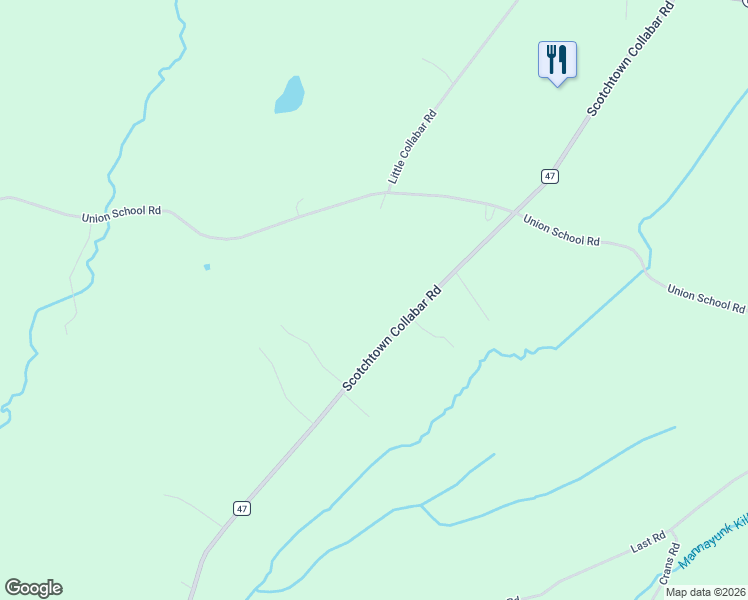 map of restaurants, bars, coffee shops, grocery stores, and more near 917 Scotchtown Collabar Road in Middletown