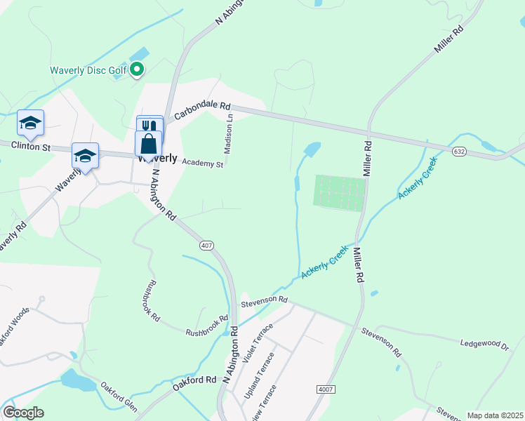 map of restaurants, bars, coffee shops, grocery stores, and more near 118 Hilltop Road in Dalton