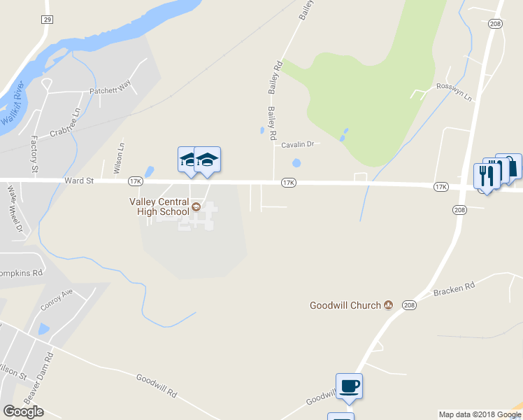 map of restaurants, bars, coffee shops, grocery stores, and more near 69 Montgomery Heights in Montgomery