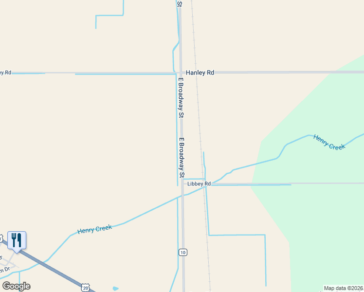 map of restaurants, bars, coffee shops, grocery stores, and more near 25664 East Broadway Street in Perrysburg