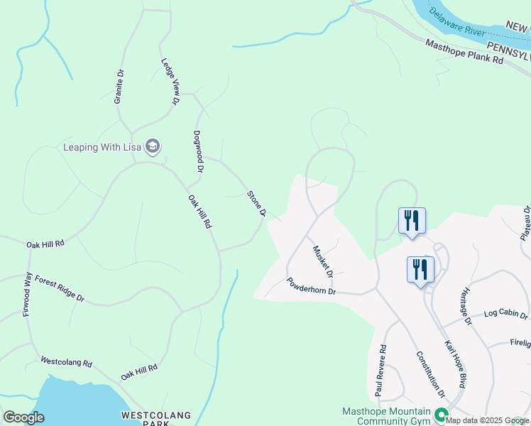 map of restaurants, bars, coffee shops, grocery stores, and more near 105 Crestview Court in Hawley