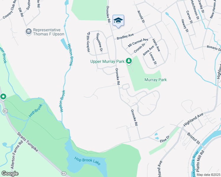 map of restaurants, bars, coffee shops, grocery stores, and more near 29 Taft Pointe in Waterbury