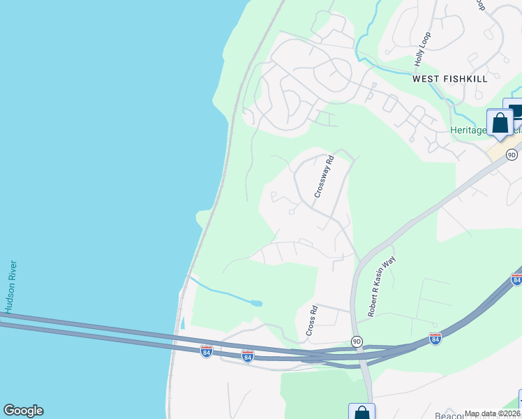map of restaurants, bars, coffee shops, grocery stores, and more near 5 Van Cortland Circle in Beacon