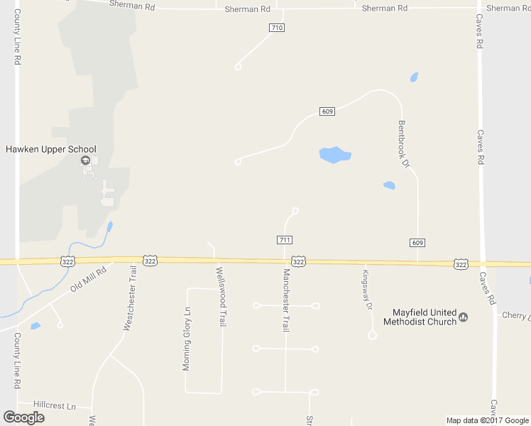 map of restaurants, bars, coffee shops, grocery stores, and more near 12660 Barrington Lane in Chesterland
