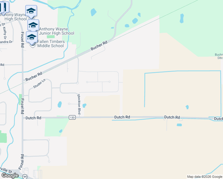 map of restaurants, bars, coffee shops, grocery stores, and more near 9455 Rockingham Drive in Whitehouse
