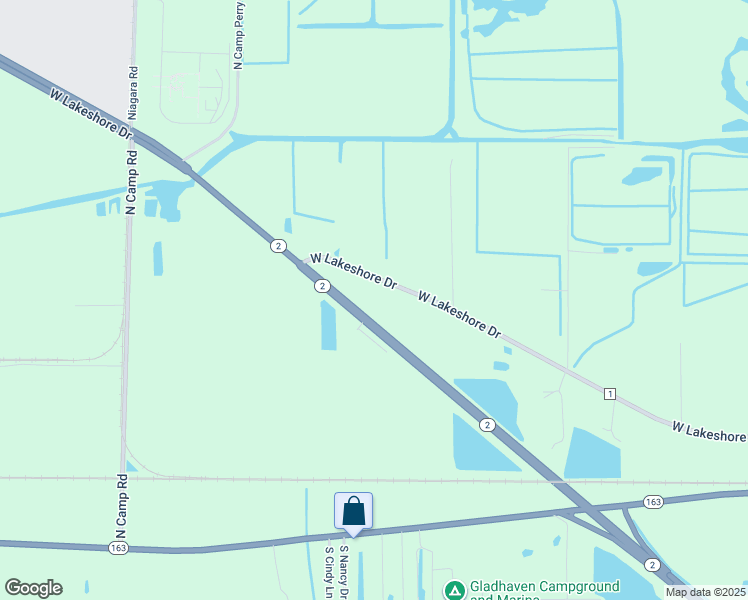 map of restaurants, bars, coffee shops, grocery stores, and more near 3890 West Lakeshore Drive in Port Clinton