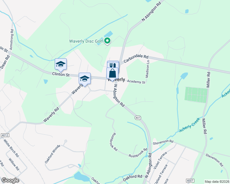 map of restaurants, bars, coffee shops, grocery stores, and more near 1198 Abington Rd in Lackawanna