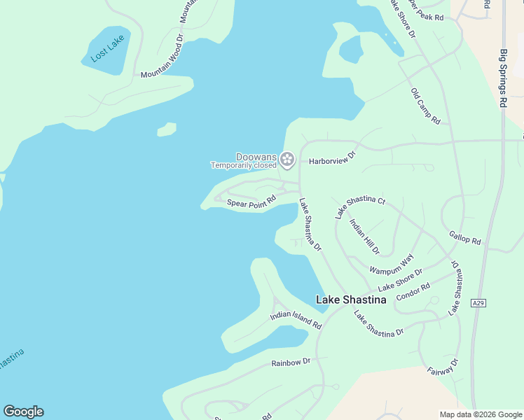 map of restaurants, bars, coffee shops, grocery stores, and more near 5012 A C Spearpoint Road in Weed