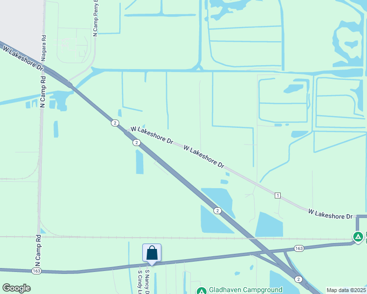 map of restaurants, bars, coffee shops, grocery stores, and more near 3669-4043 West Lakeshore Drive in Port Clinton