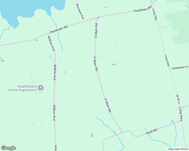 map of restaurants, bars, coffee shops, grocery stores, and more near 61 East Main Road in Little Compton