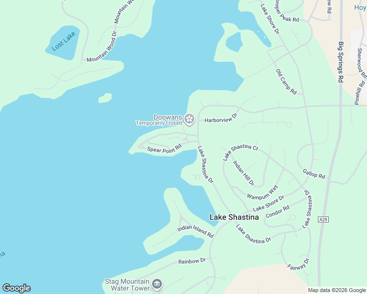 map of restaurants, bars, coffee shops, grocery stores, and more near 5012 A C Spearpoint Road in Weed