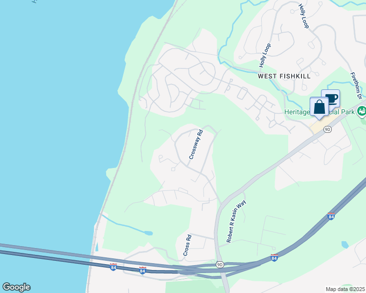 map of restaurants, bars, coffee shops, grocery stores, and more near 33 Hudson View Drive in Beacon
