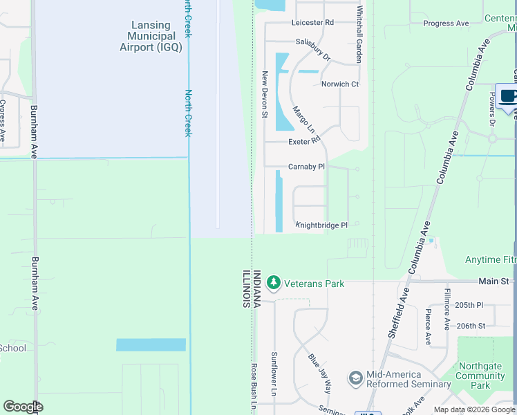 map of restaurants, bars, coffee shops, grocery stores, and more near 10308 New Devon Street in Lynwood
