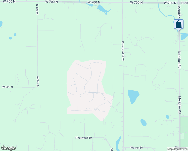 map of restaurants, bars, coffee shops, grocery stores, and more near 255-397 Deer Meadow Trail in Valparaiso