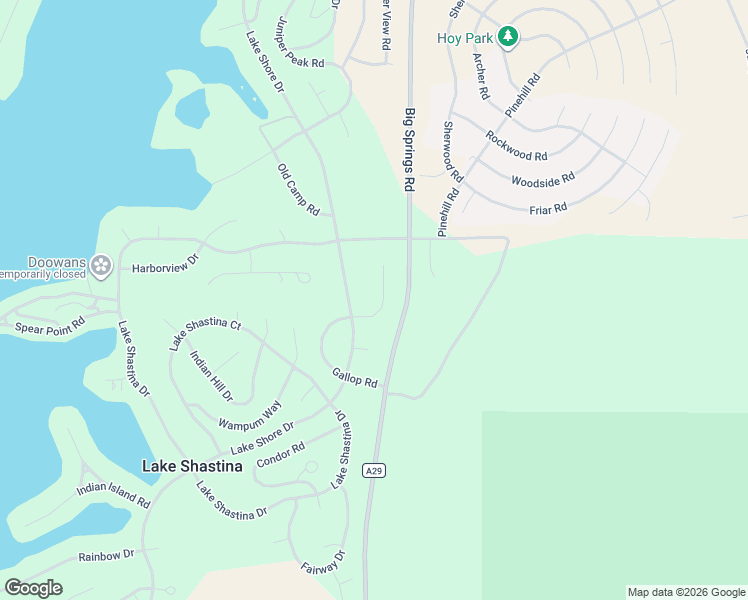 map of restaurants, bars, coffee shops, grocery stores, and more near 15820 Gallop Place in Weed