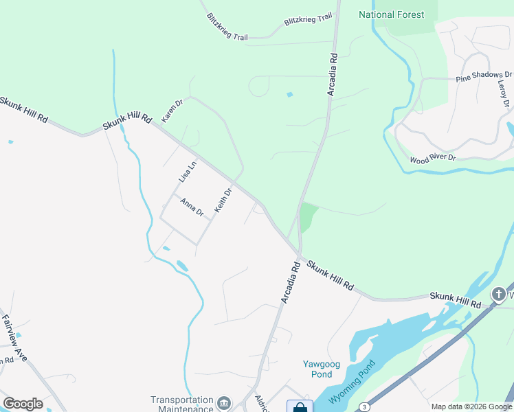 map of restaurants, bars, coffee shops, grocery stores, and more near 90 Skunk Hill Road in Hopkinton