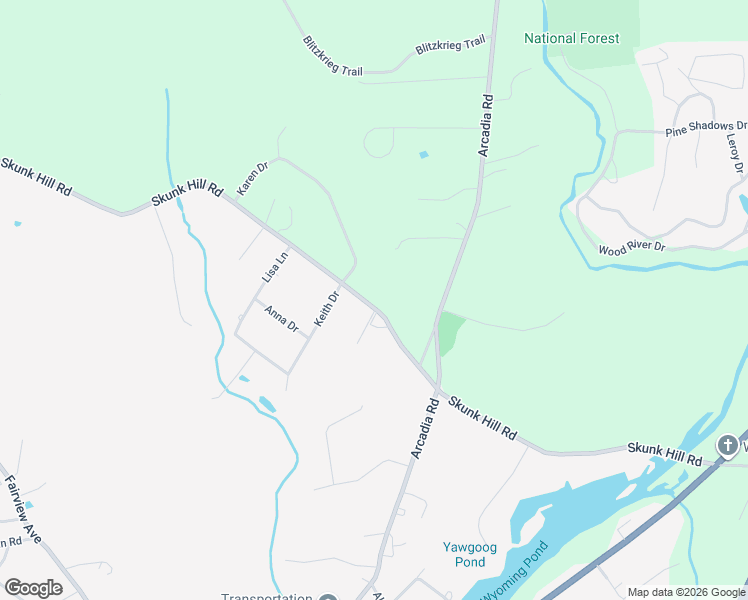 map of restaurants, bars, coffee shops, grocery stores, and more near 90 Skunk Hill Road in Hopkinton