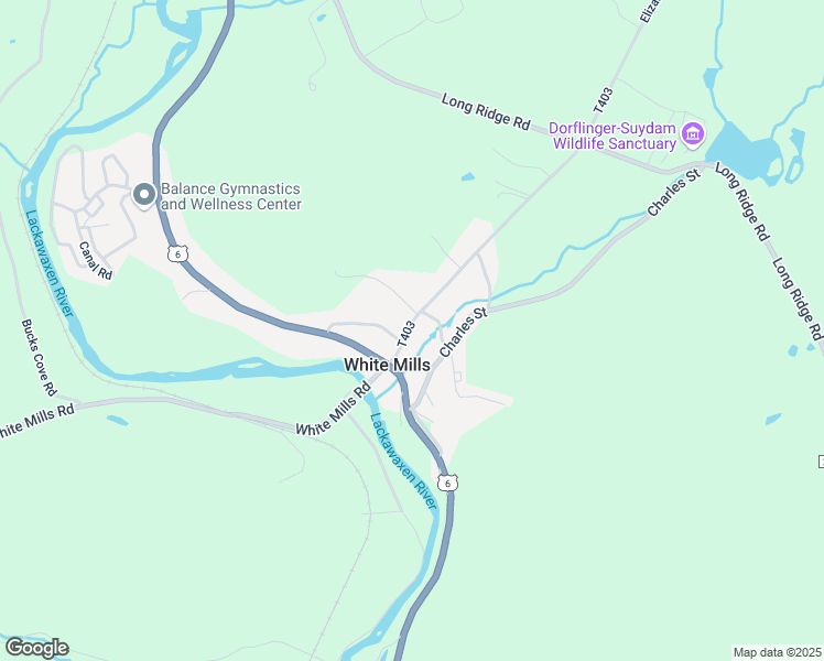 map of restaurants, bars, coffee shops, grocery stores, and more near 26 Elizabeth Ave in Honesdale