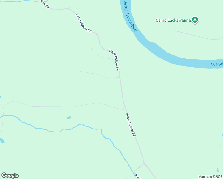 map of restaurants, bars, coffee shops, grocery stores, and more near 915 Sugar Hollow Road in Tunkhannock