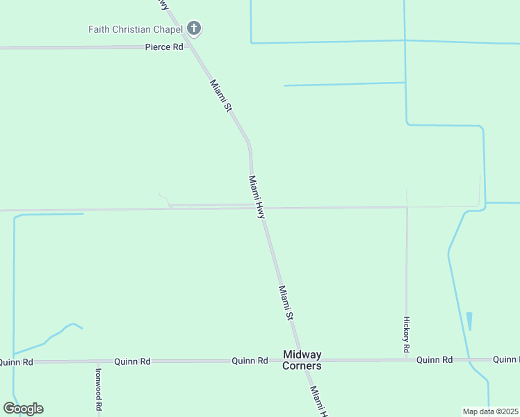 map of restaurants, bars, coffee shops, grocery stores, and more near 66548 Miami Street in Bremen