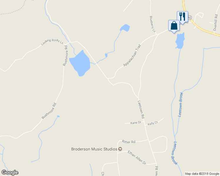 map of restaurants, bars, coffee shops, grocery stores, and more near 499 Hosner Mountain Road in Stormville