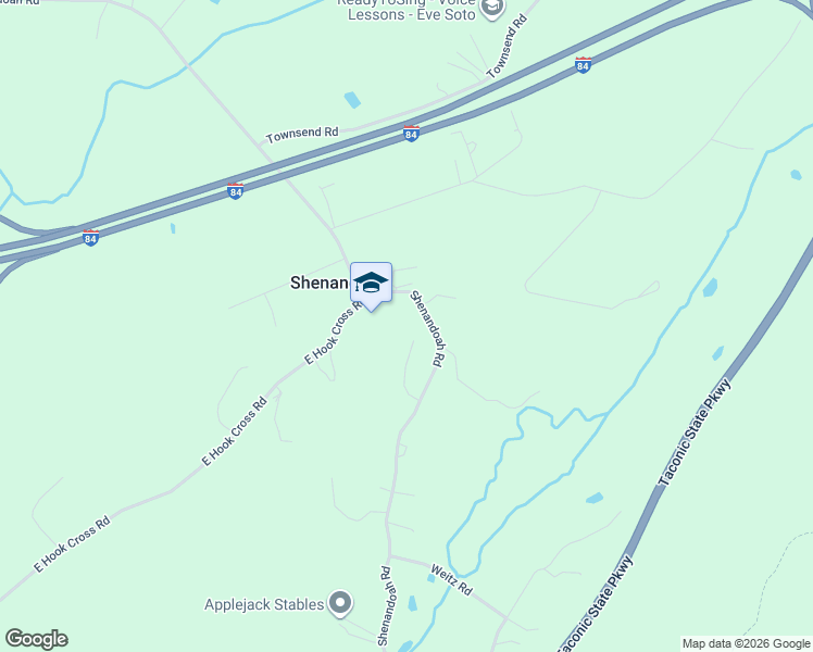 map of restaurants, bars, coffee shops, grocery stores, and more near 12 Burbank Road in Hopewell Junction