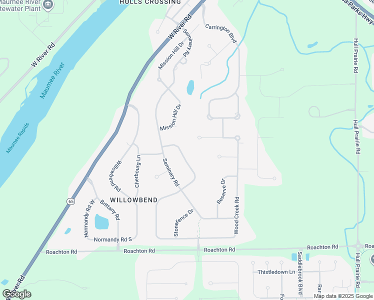 map of restaurants, bars, coffee shops, grocery stores, and more near 14720 Wood Creek Court in Perrysburg