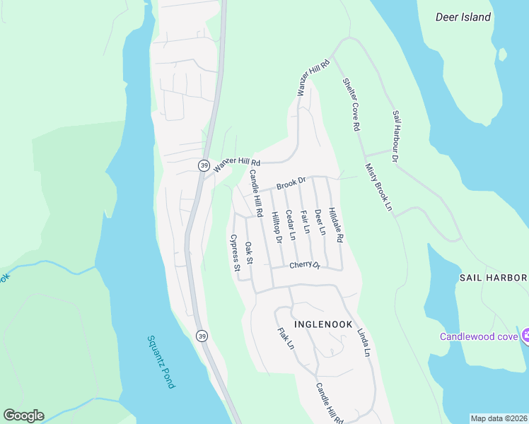 map of restaurants, bars, coffee shops, grocery stores, and more near 17 Hilltop Drive in New Fairfield