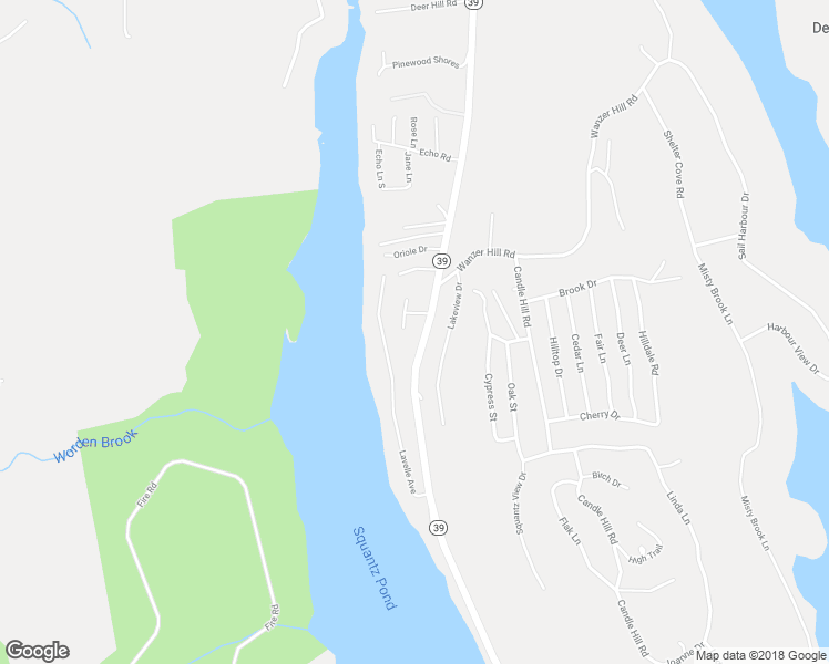 map of restaurants, bars, coffee shops, grocery stores, and more near 365 Highway 39 in New Fairfield