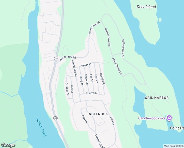 map of restaurants, bars, coffee shops, grocery stores, and more near 16 Fair Lane in New Fairfield
