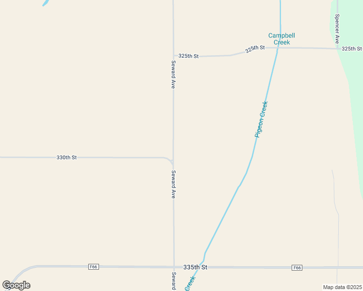 map of restaurants, bars, coffee shops, grocery stores, and more near 3290 Seward Avenue in Neola