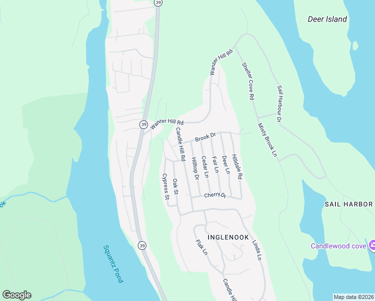 map of restaurants, bars, coffee shops, grocery stores, and more near 17 Hilltop Drive in New Fairfield