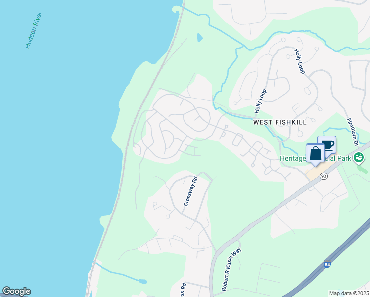 map of restaurants, bars, coffee shops, grocery stores, and more near 1709 Superior Court in Beacon